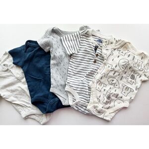 Various Brands • Old Navy/Gap/Unbranded Baby Onesies Pack of 5